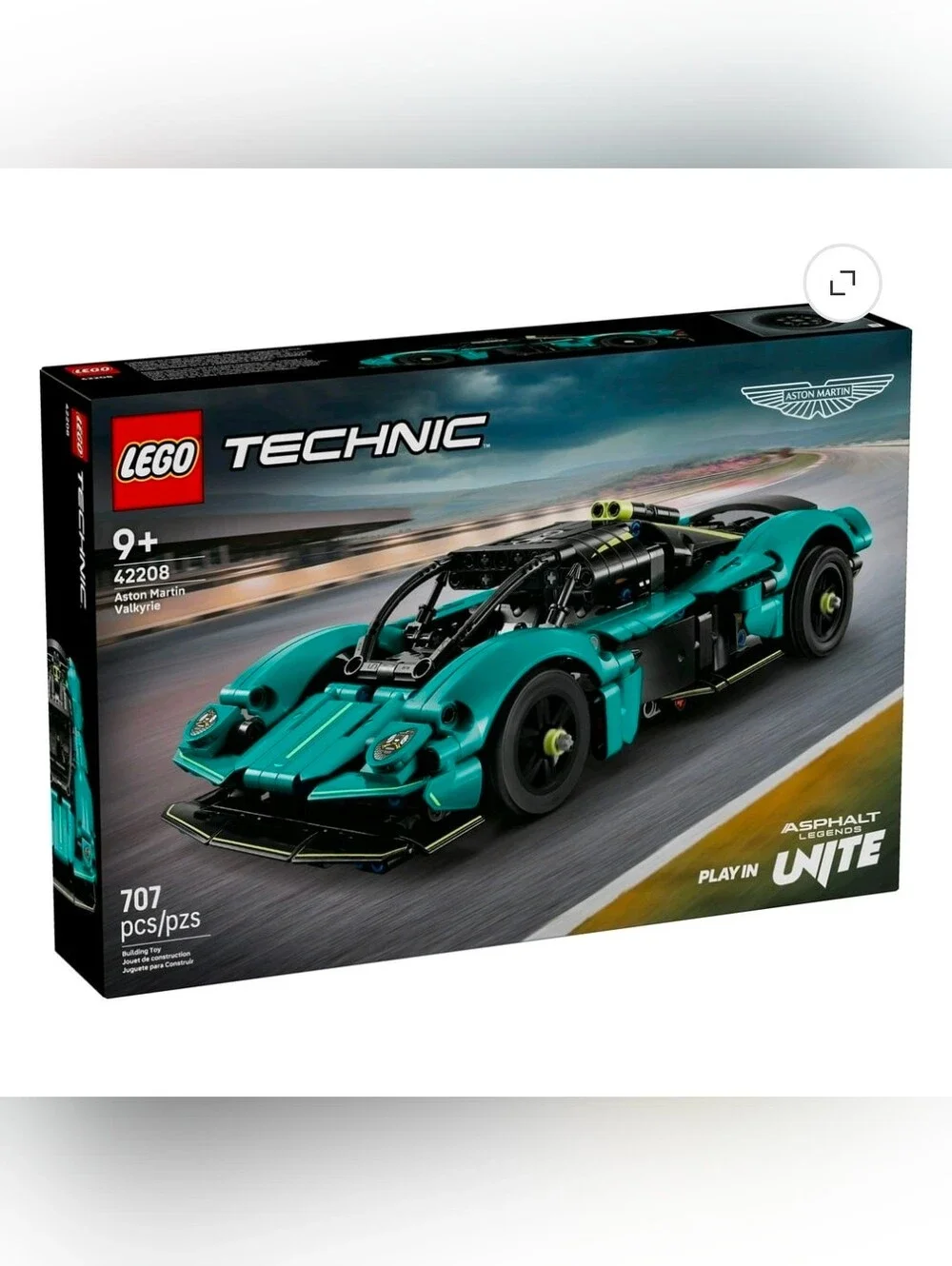 LEGO Technic Aston Martin Valkyrie Toy Car - Kids Model Kit Toy for Boys and Gir
